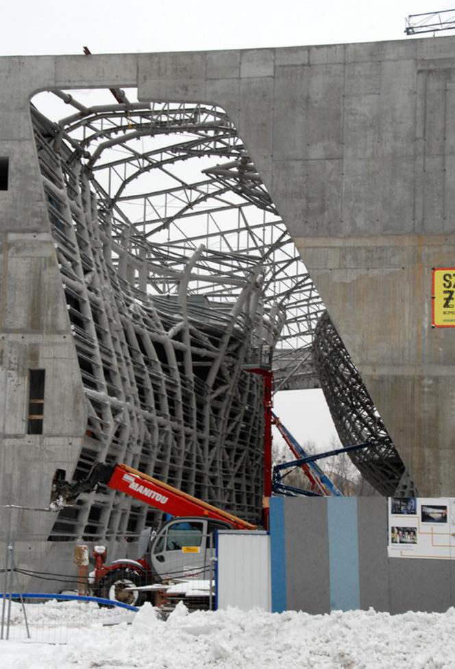 Budowa Muzeum Historii Żydów Polskich (grudzień 2010)