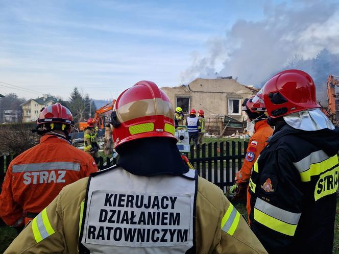 Eksplozja w domu w Ustroniu. Trwają poszukiwania ocalałych