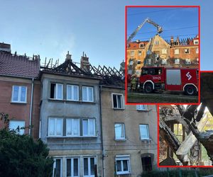 Tragiczny pożar w Gdańsku-Wrzeszczu. Spłonęło całe poddasze. Nie żyje jedna osoba