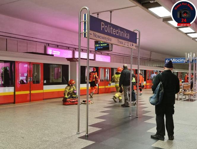 Horror na stacji metra. Pociąg śmiertelnie potrącił człowieka