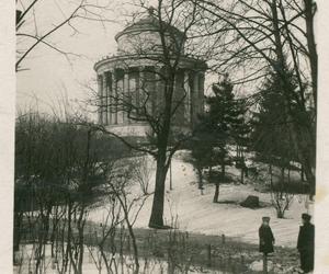 Ogród Saski zimą 1905 r. 