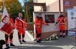 Biała Podlaska. Odsłonięcie tablicy poświęconej ratownikowi medycznemu. 64-latek został śmiertelnie dźgnięty nożem na służbie [ZDJĘCIA]