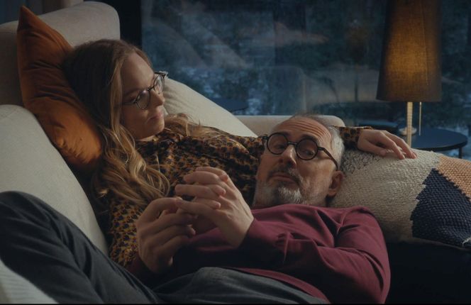 M jak miłość odc. 1868. Sylwia (Hanna Turnau), Adam Werner (Jacek Kopczyński)