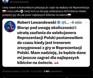 Świat sportu o odejściu Lewandowskiego z kadry