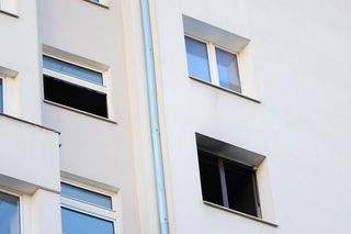 Pożar w bloku na Złotej w Warszawie (13.12.2024)
