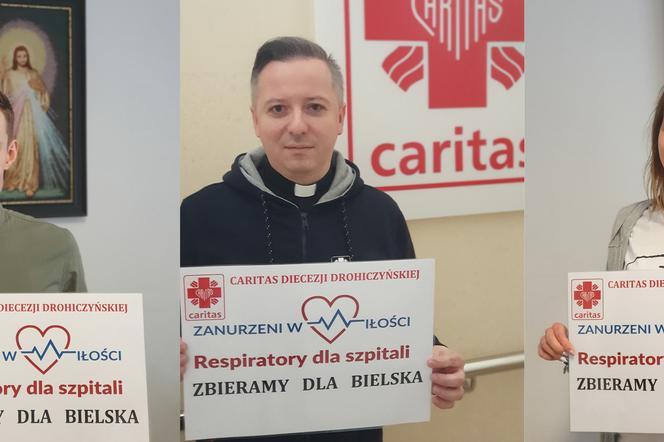 Caritas zbiera na respiratory aby walczyć z koronawirusem
