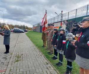 Mural poświęcony Dzieciom Zamojszczyzny i żołnierzom AK i BCh