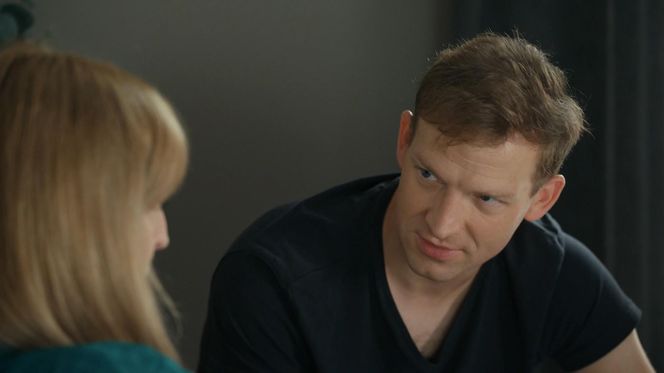 Barwy szczęścia odc. 3126. Łukasz (Michał Rolnicki), Agnieszka (Katarzyna Tlałka)