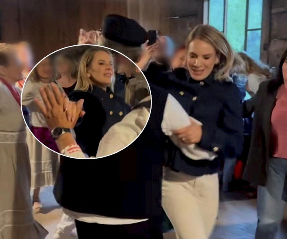 Porwał Martę Nawrocką do tańca 