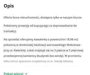 Kawalerka na Mokotowie jak z koszmaru. Cena? Lepiej usiądźcie!