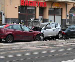 Wypadek w Szczecinie plac Rodła 