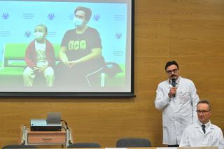 Konferencja prasowa. 9-letnia Lenka dostała nowe serce