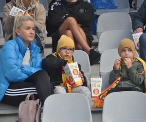 Korona Kielce - Lech Poznań. Zdjęcia kibiców na Exbud Arenie