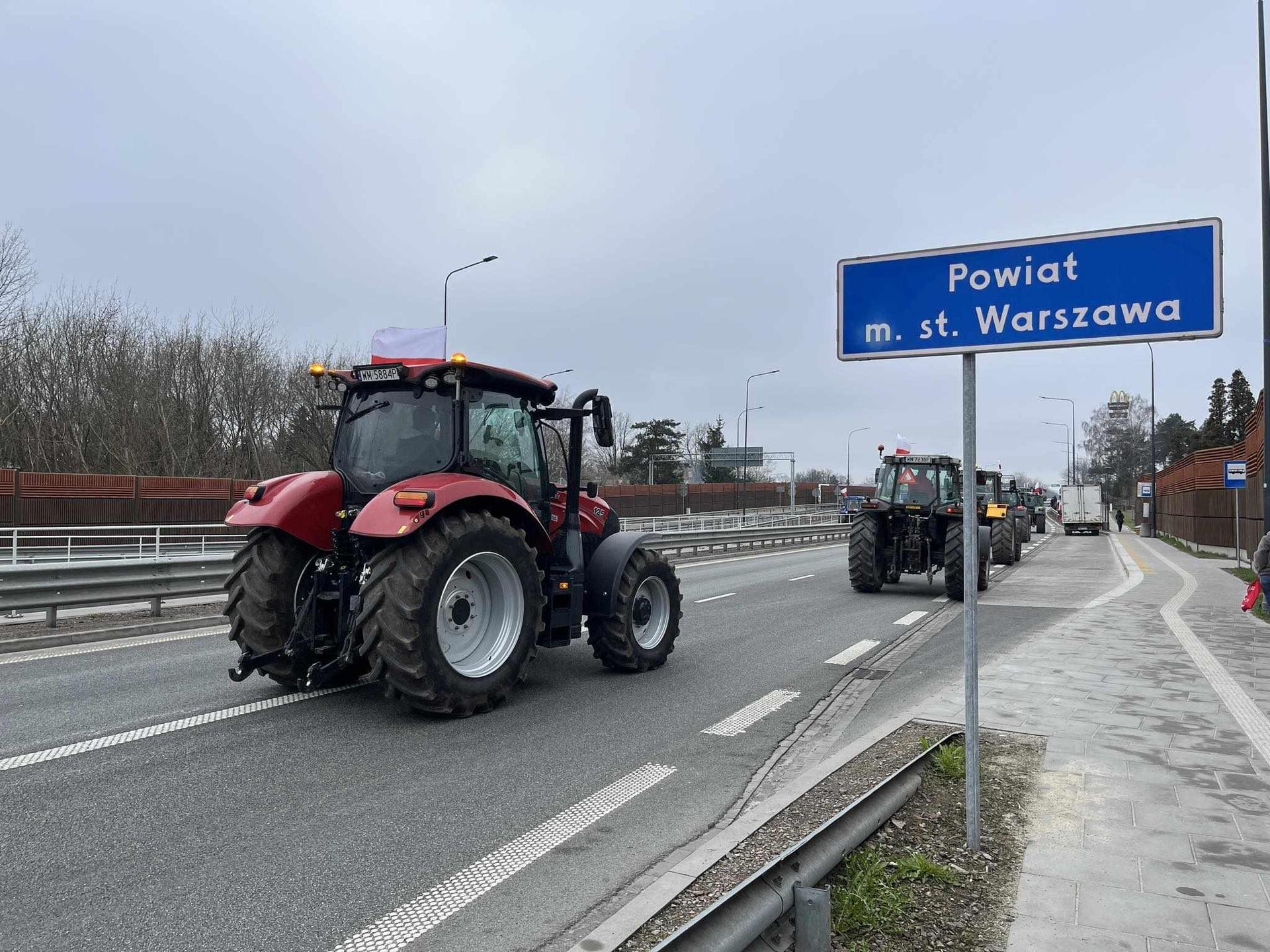 20 Marca Ruszył Kolejny Protest Rolników Duże Utrudnienia Pod Warszawą Gdzie Są Blokady 1101