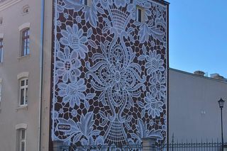 Nowy mural na ulicy Włókienniczej w Łodzi