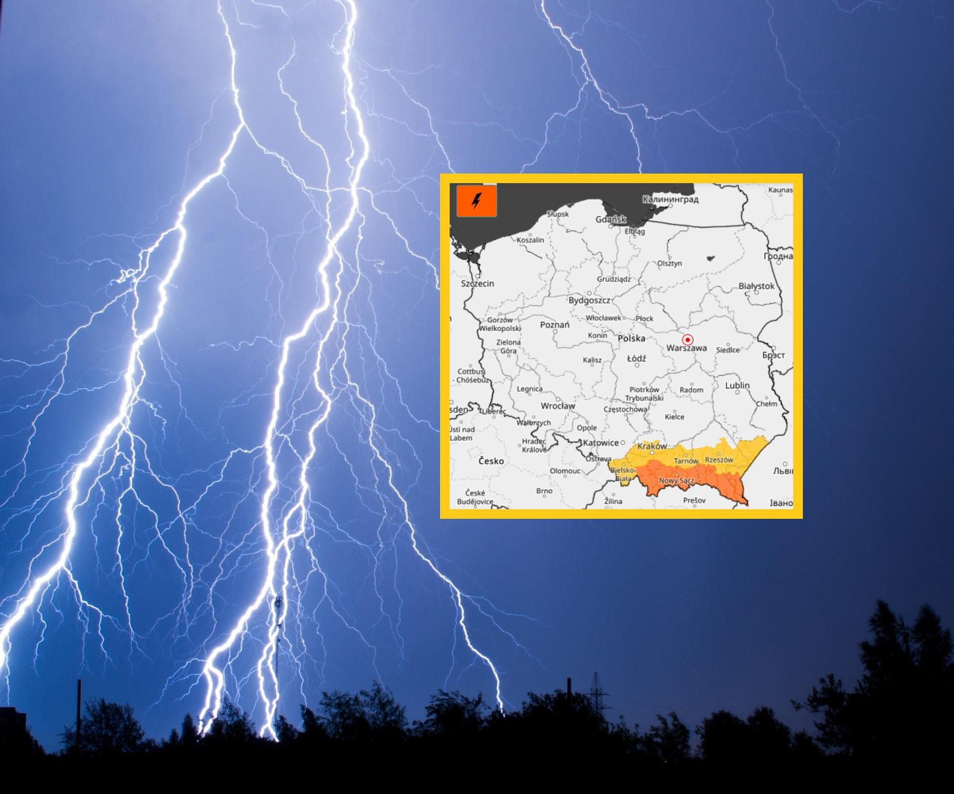 Przez Tarnów i region przejdą gwałtowne burze. IMGW ostrzega przed ...