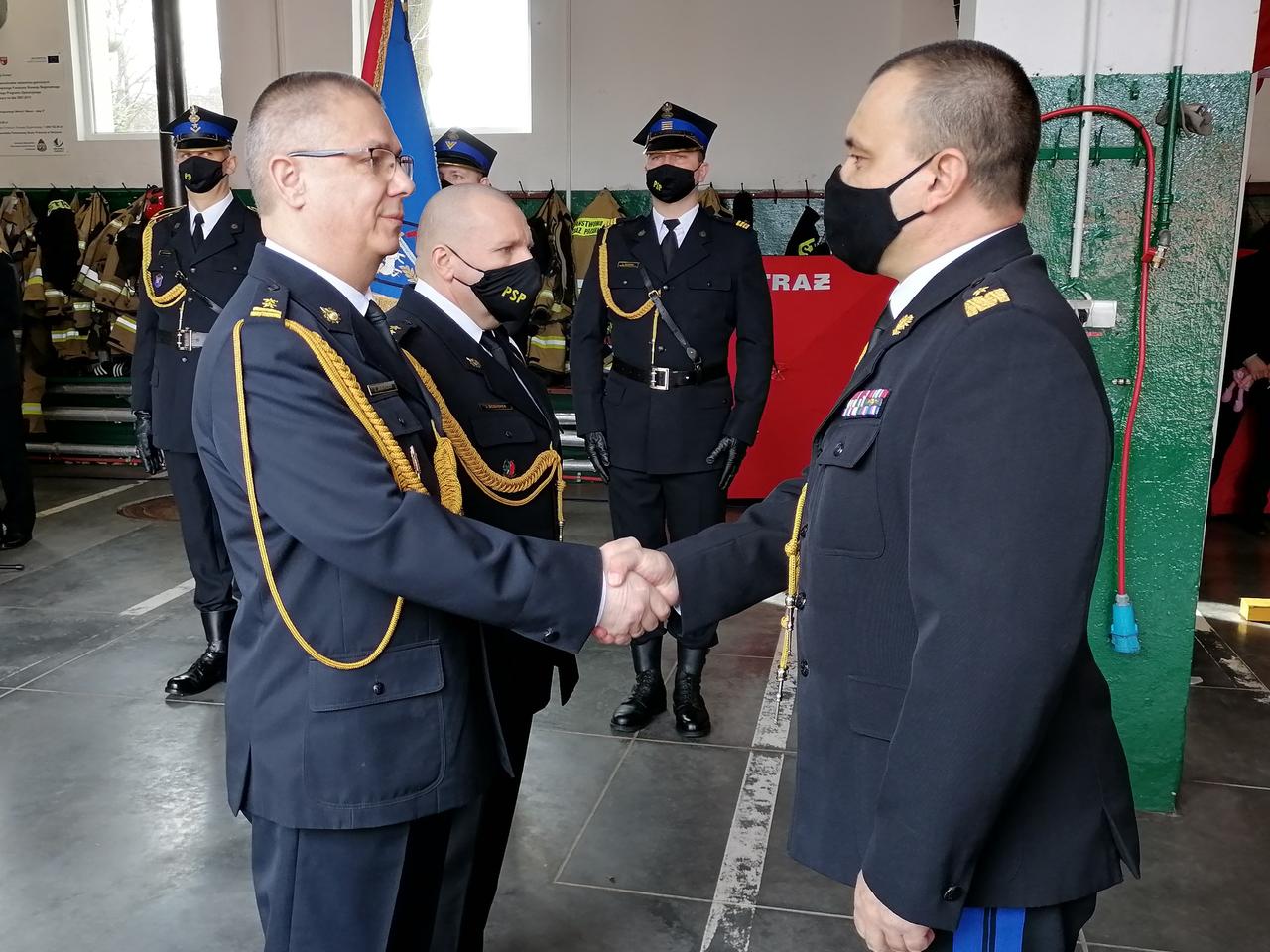 Zmiana na stanowisku komendanta braniewskich strażaków