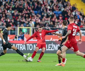 Ponury widok na trybunach podczas meczu Polska - Nowa Zelandia