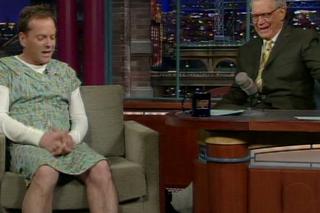 Kiefer Sutherland i David Letterman