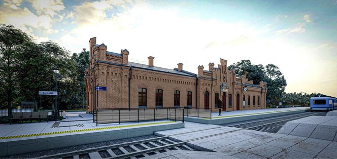 Tak będzie wyglądał Dworzec PKP w Suwałkach po remoncie