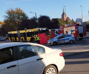 Tragiczny wypadek w centrum Gliwic. Autobus miejski potrącił pieszą