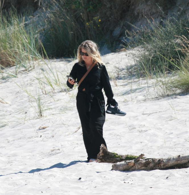 Marta Manowska zasnęła na plaży nad Bałtykiem