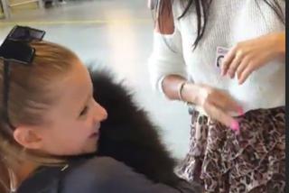 Maja Oświecińska z mamą Aleksandra i pieskiem Jadzią