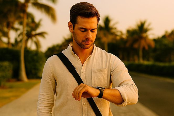 Zegarek analogowy lub smart-zegarek w trybie „discreet”