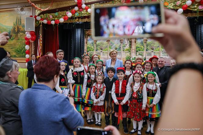 Małżonka Prezydenta Agata Kornhauser–Duda odwiedziła Akademię Katolicką św. Stanisława Kostki w Nowym Jorku