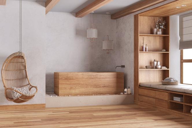 Łazienka w stylu boho - szlachetny minimalizm
