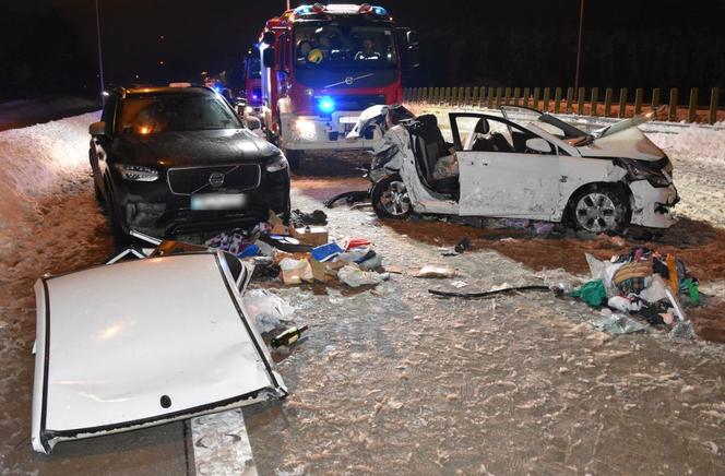 Karambol na A4. Ranne dzieci i kobiety w ciąży w szpitalu 