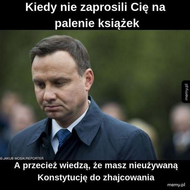 Ostatni dzień Andrzeja Dudy w Pałacu Prezydenckim. Jak internauci zapamiętali go jako głowę państwa?