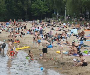 Plażowicze opanowali Pogorię III. Rekordowa frekwencja