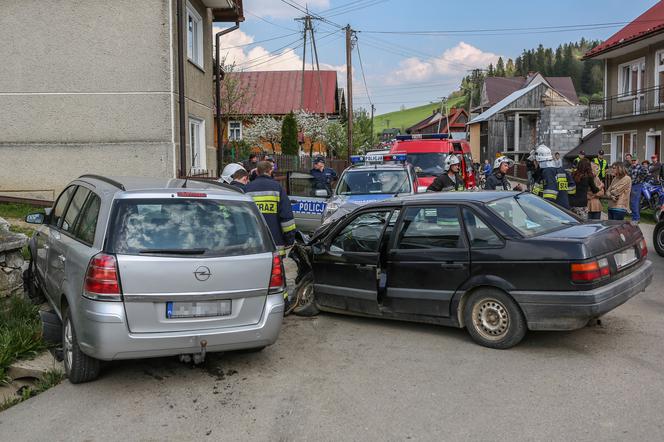 Wypadek w Łapszach Niżnych