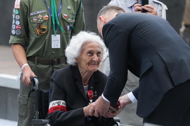 Spotkanie Andrzeja Dudy i Rafała Trzaskowskiego z powstańcami warszawskimi