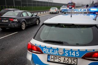 Karambol na S74 w Cedzynie