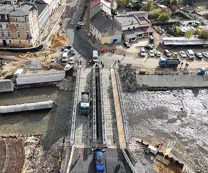 Otwarcie mostu tymczasowego w Głuchołazach