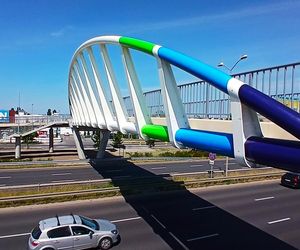 Kładka nad ul. Struga już otwarta