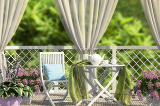 Zasłony na taras