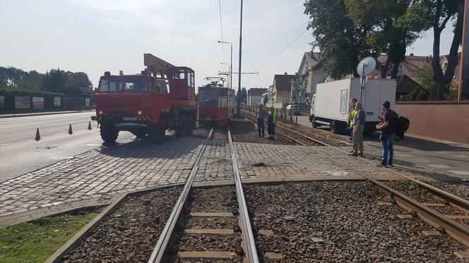 Tramwaj zderzył się z betoniarką