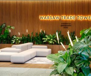 Nowa aranżacja lobby WTT Warsaw Trade Tower. Projekta lobby MIXD 