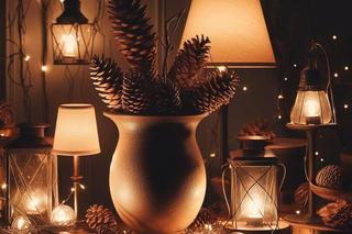 Wazon świąteczny na stół