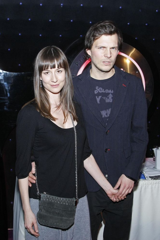 Maja Ostaszewska z partnerem