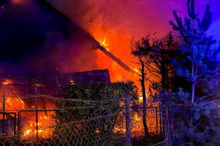 Tragiczny pożar domu na Mazurach. Zginęła kobieta