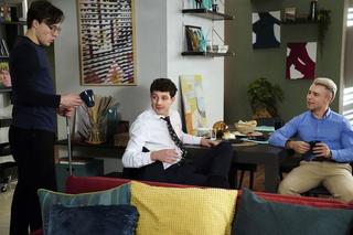 Barwy szczęścia odc. 2834: Kajtek (Jakub Dmochowski), Patryk (Konrad Skolimowski), Justin (Jasper Sołtysiewicz)