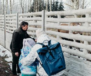 Leśne Pogotowie spełniło marzenie pacjentki hospicjum w Katowicach. Dziewczynka mogła zobaczyć i dotknąć wilka