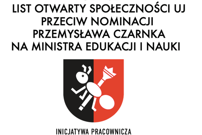 Pracownicy UJ kontra Przemysław Czarnek. Napisali list otwarty, że nie chcą aby został Ministerm Edukacji i Nauki