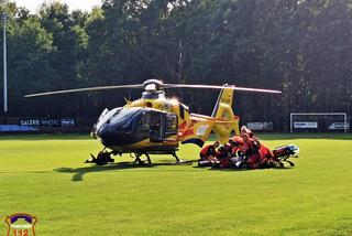 To był tylko jeden skok. Koszmarny wypadek w Paprocanach. Lądował śmigłowiec LPR
