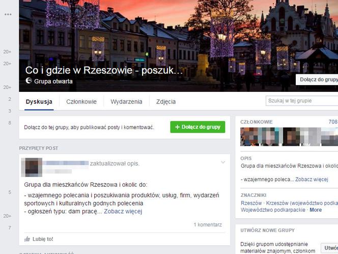 Praca w Rzeszowie: Grupy na Facebooku z ofertami