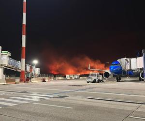 Pożary na Sycylii we Włoszech 